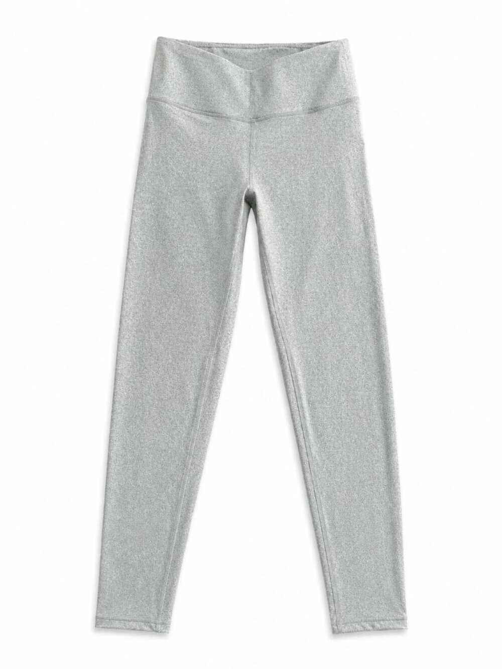 Kyodan High/Mid Rise Leggings Grey Textured Full Length - xs